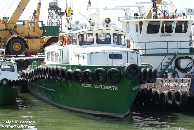 ailine elizabeth (Passenger ship) - IMO , MMSI 367179250, Call Sign WCX4766 under the flag of United States (USA)