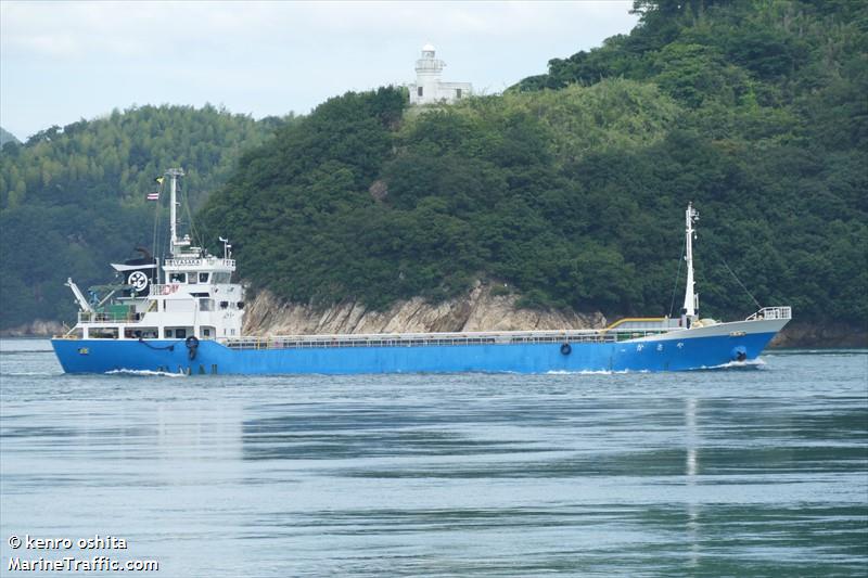 yasaka (Cargo ship) - IMO , MMSI 431400479, Call Sign JK5417 under the flag of Japan