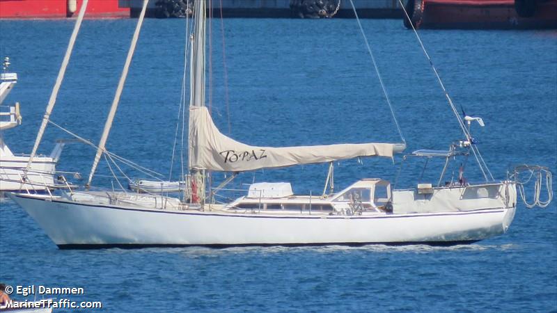 topaz (Sailing vessel) - IMO , MMSI 503438800, Call Sign VHA2209 under the flag of Australia