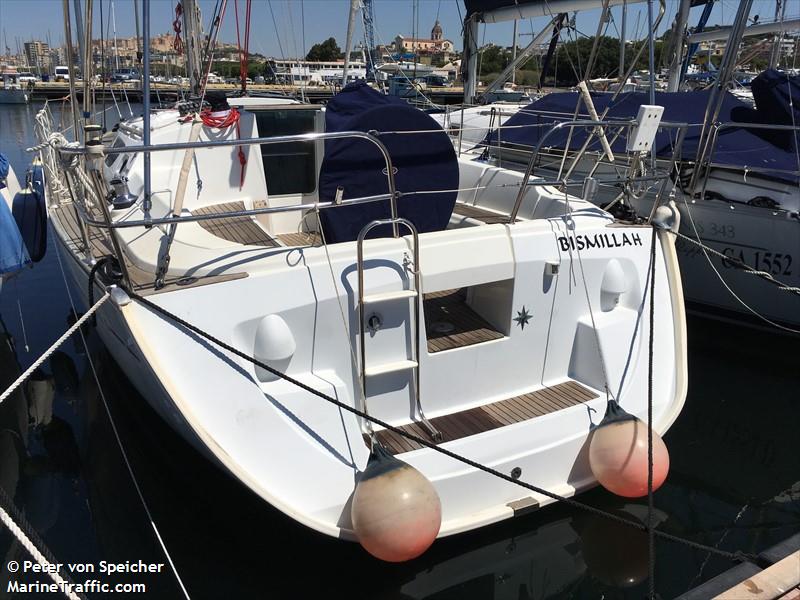 bismillah (Sailing vessel) - IMO , MMSI 211670300 under the flag of Germany