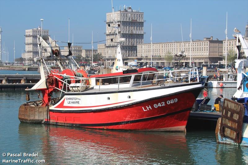 fv christophe (Fishing vessel) - IMO , MMSI 227321770, Call Sign FHBV under the flag of France
