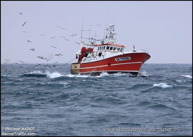 fv kefeleg ar mor (Fishing vessel) - IMO , MMSI 227852000, Call Sign FGIK under the flag of France
