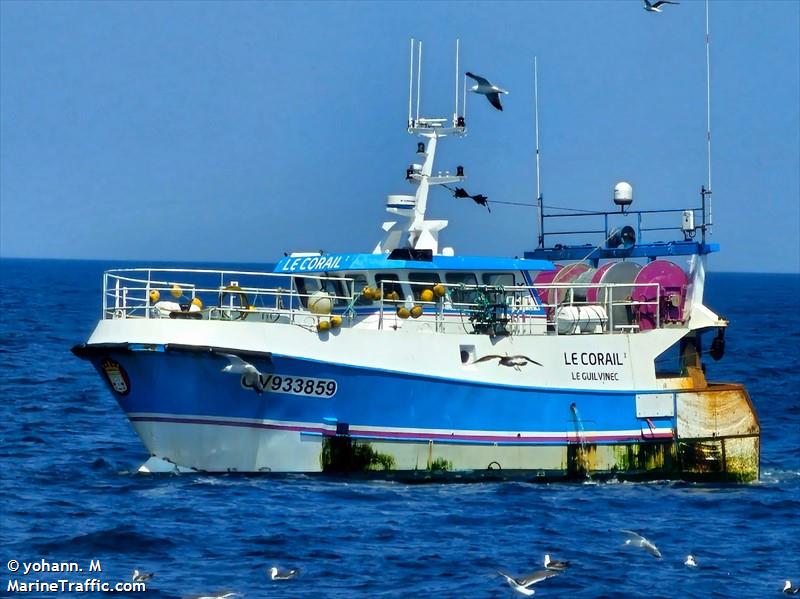 fv le corail 1 (Fishing vessel) - IMO , MMSI 228357900, Call Sign FAF3067 under the flag of France