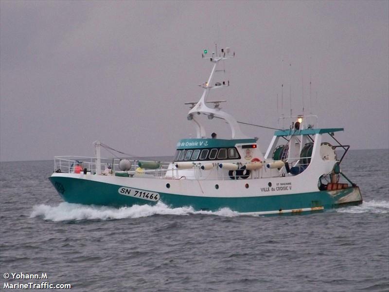 fv ville croisic 5 (Fishing vessel) - IMO , MMSI 228920000, Call Sign FHZY under the flag of France