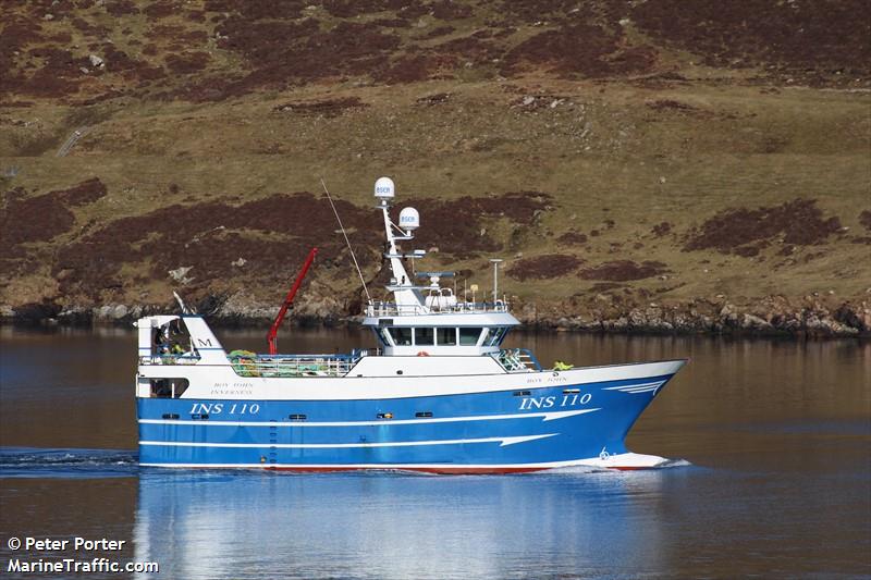 boy john ins 110 (Fishing vessel) - IMO , MMSI 235108172, Call Sign 2IAU2 under the flag of United Kingdom (UK)