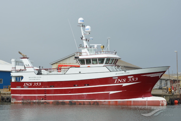 rosebloom ins 353 (Fishing vessel) - IMO , MMSI 235115756, Call Sign 2JGR4 under the flag of United Kingdom (UK)