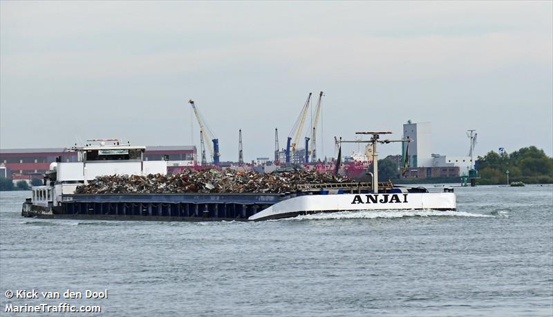 anja 1 (Cargo ship) - IMO , MMSI 244710392, Call Sign PE5529 under the flag of Netherlands