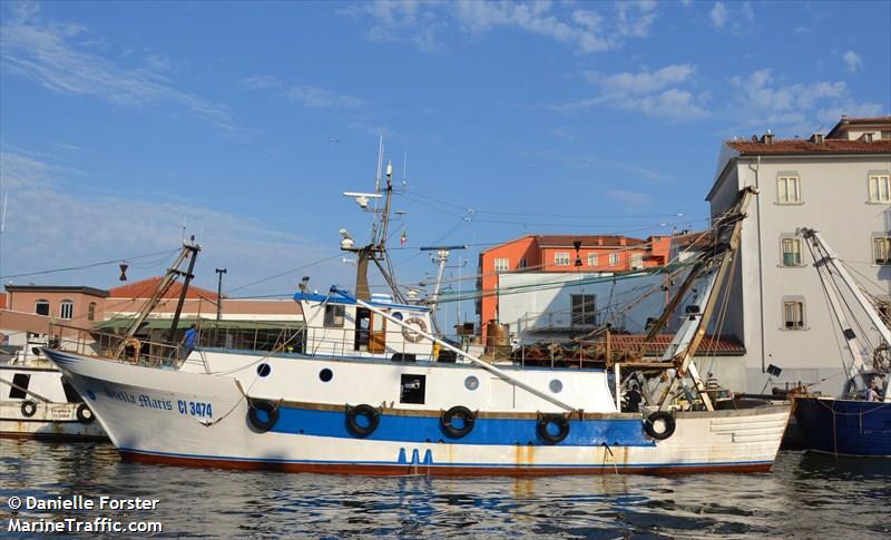 stella maris (Fishing vessel) - IMO , MMSI 247050620, Call Sign IWLZ under the flag of Italy