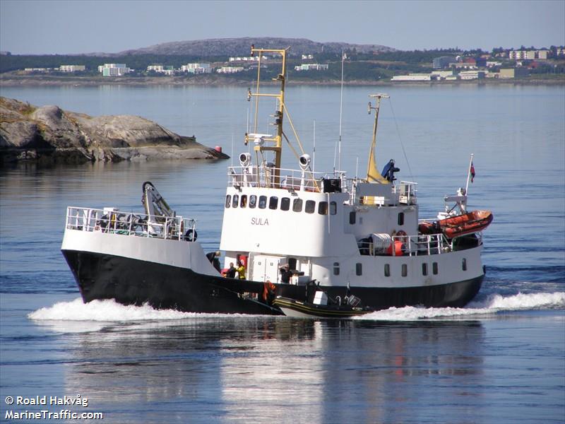 ms sula (Cargo ship) - IMO , MMSI 257225500, Call Sign LM3739 under the flag of Norway