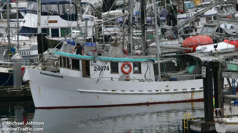 constellation (Fishing vessel) - IMO , MMSI 316006695 under the flag of Canada