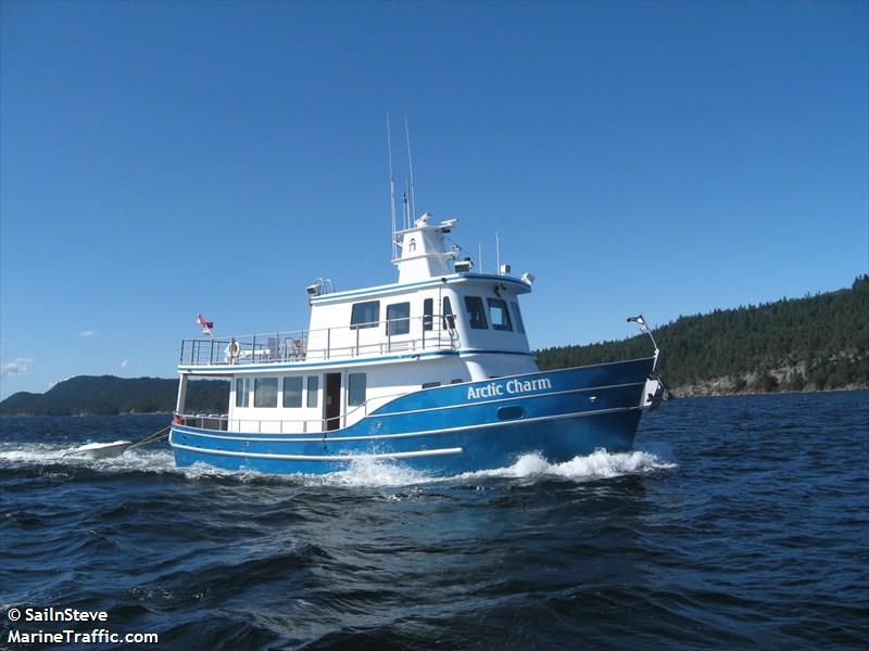 arctic charm (Pleasure craft) - IMO , MMSI 316026225, Call Sign CFK5046 under the flag of Canada