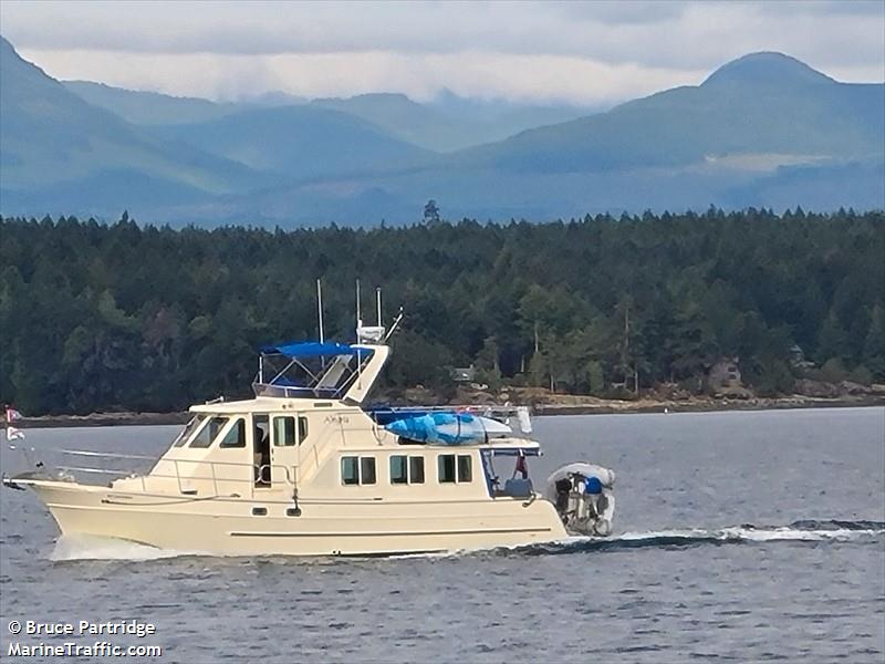 allegria (Pleasure craft) - IMO , MMSI 316031474 under the flag of Canada