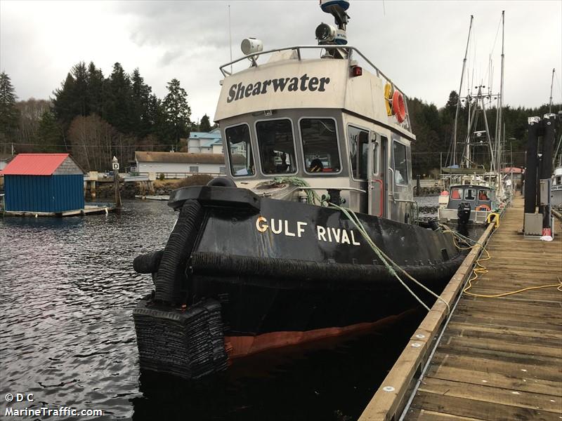 gulf rival (Towing vessel (tow>200)) - IMO , MMSI 316039364, Call Sign CFG7634 under the flag of Canada