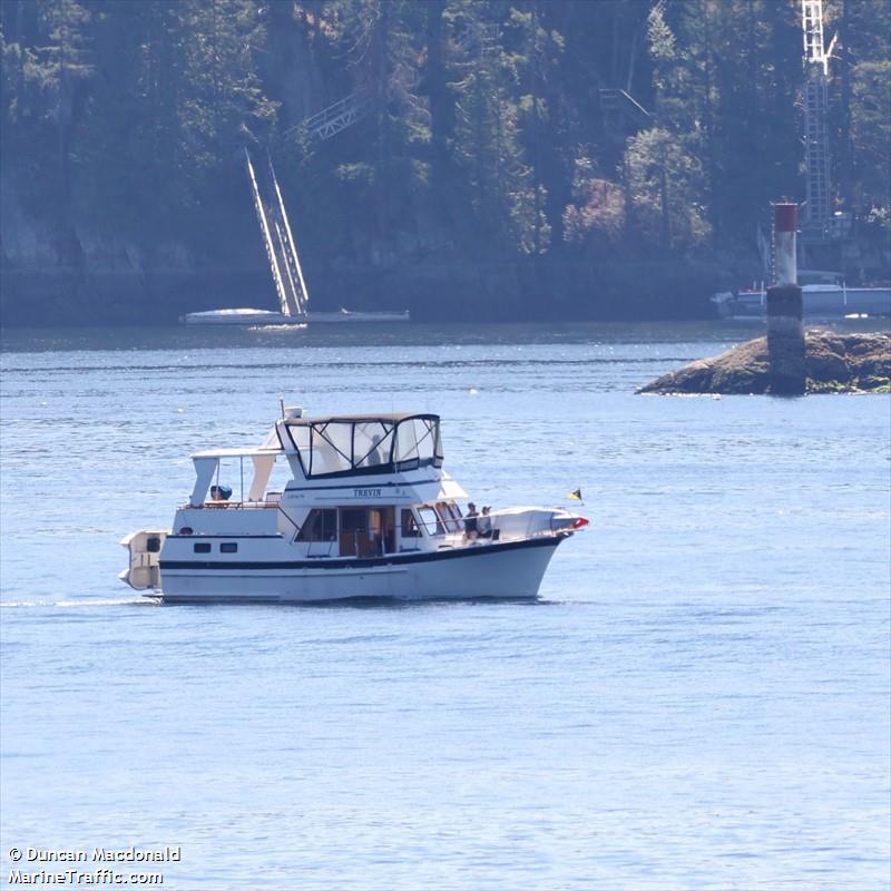 trevin (Pleasure craft) - IMO , MMSI 316042256 under the flag of Canada