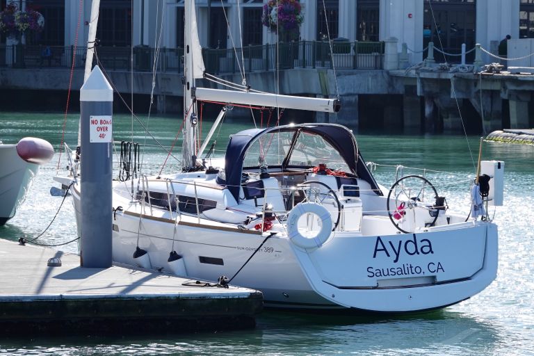 ayda (Sailing vessel) - IMO , MMSI 338246396 under the flag of USA