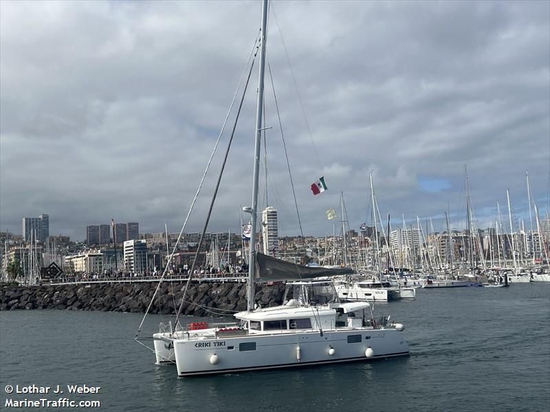 criki tiki (Sailing vessel) - IMO , MMSI 338344221 under the flag of USA