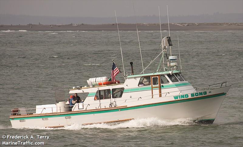 wind song (Fishing vessel) - IMO , MMSI 366941290, Call Sign WDB7367 under the flag of United States (USA)