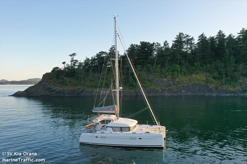 kia orana (Sailing vessel) - IMO , MMSI 368104170 under the flag of United States (USA)