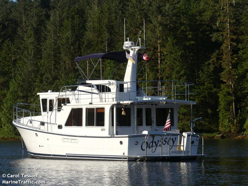 odyssey (Pleasure craft) - IMO , MMSI 368108950, Call Sign ODYSSEY under the flag of United States (USA)