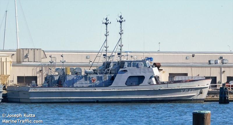 yp 691 (Military ops) - IMO , MMSI 369970318 under the flag of United States (USA)