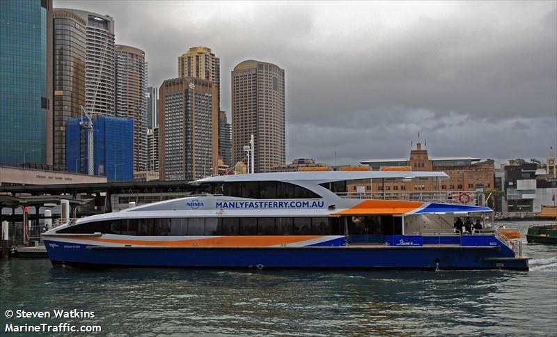 ocean flyer (Passenger ship) - IMO , MMSI 503035860 under the flag of Australia