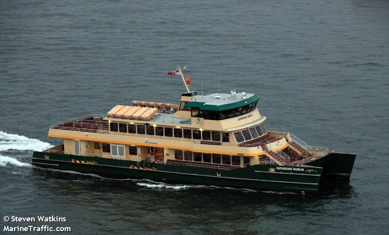 catherine hamlin (Passenger ship) - IMO , MMSI 503046120 under the flag of Australia