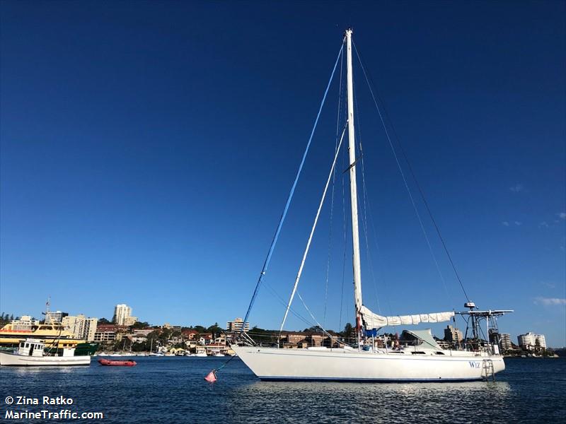 wiz (Sailing vessel) - IMO , MMSI 503080190, Call Sign VNZ2701 under the flag of Australia