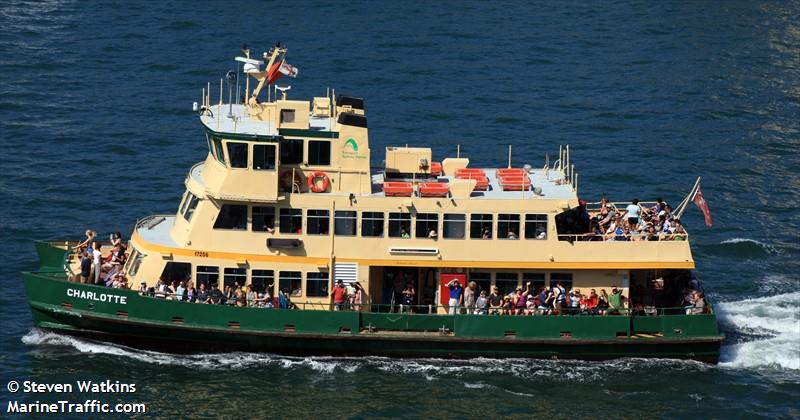 charlotte (Passenger Ship) - IMO , MMSI 503345200, Call Sign VJ5689 under the flag of Australia