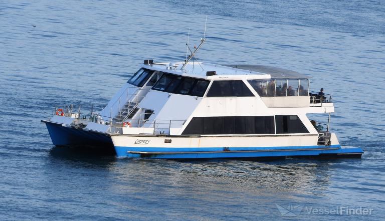 osprey (Passenger ship) - IMO , MMSI 512001264, Call Sign ZMR3723 under the flag of New Zealand