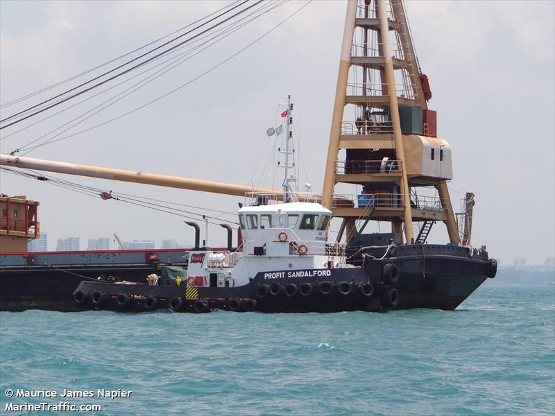 profit sandalford (Towing vessel) - IMO , MMSI 563032630, Call Sign 9V2293 under the flag of Singapore