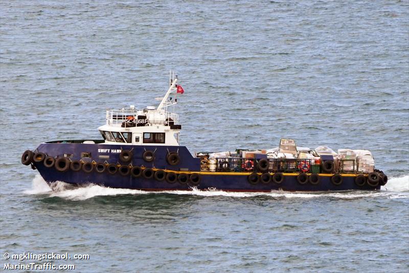 swift hawk (Tug) - IMO , MMSI 563065430, Call Sign 9V5798 under the flag of Singapore