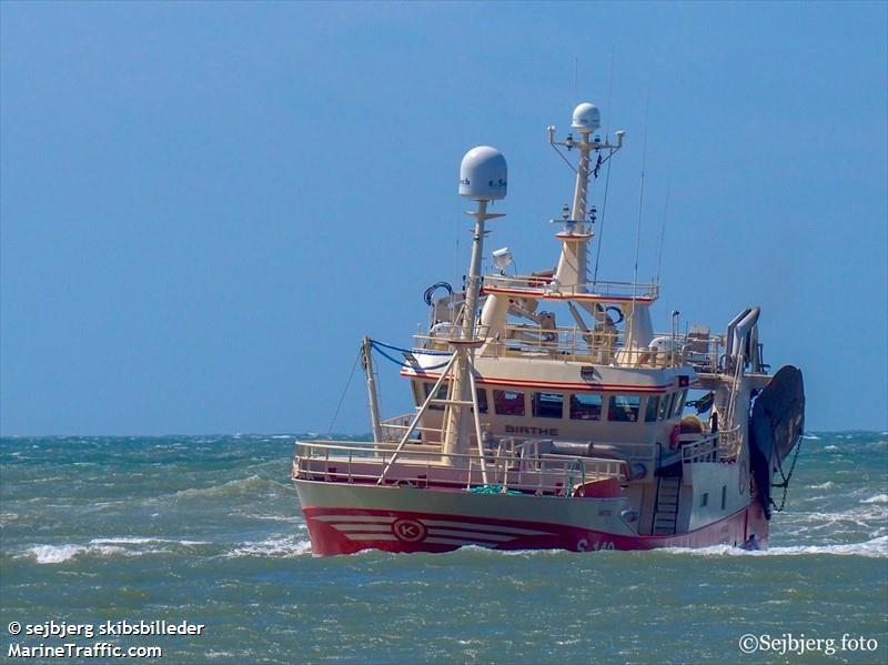 birthe s149 (Fishing vessel) - IMO , MMSI 219025535, Call Sign OXJO under the flag of Denmark
