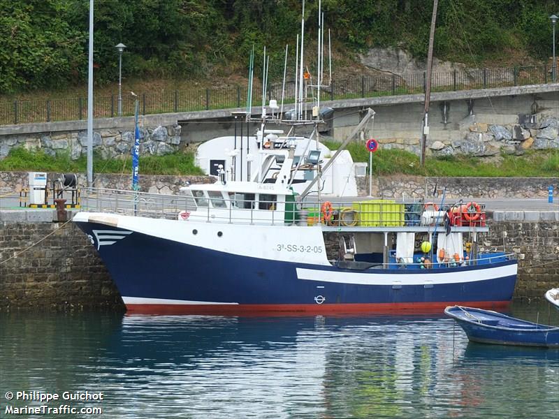 ostarte (Fishing vessel) - IMO , MMSI 224050280, Call Sign EA.8245 under the flag of Spain