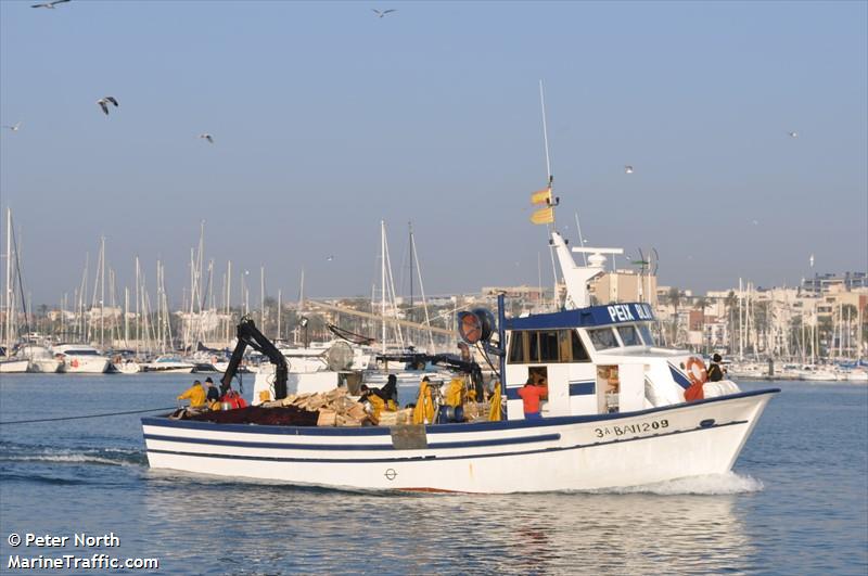 peix blau (Fishing vessel) - IMO , MMSI 224074980, Call Sign EA5928 under the flag of Spain