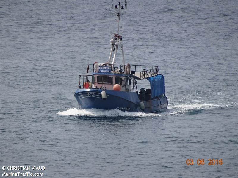 clementina (Fishing vessel) - IMO , MMSI 224213850, Call Sign EB7229 under the flag of Spain