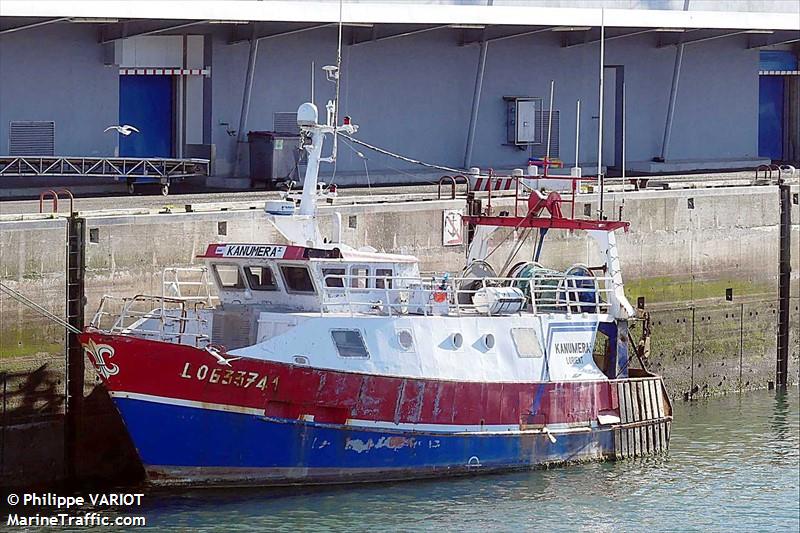 fv kanumera (Fishing vessel) - IMO , MMSI 227121200, Call Sign FIJF under the flag of France