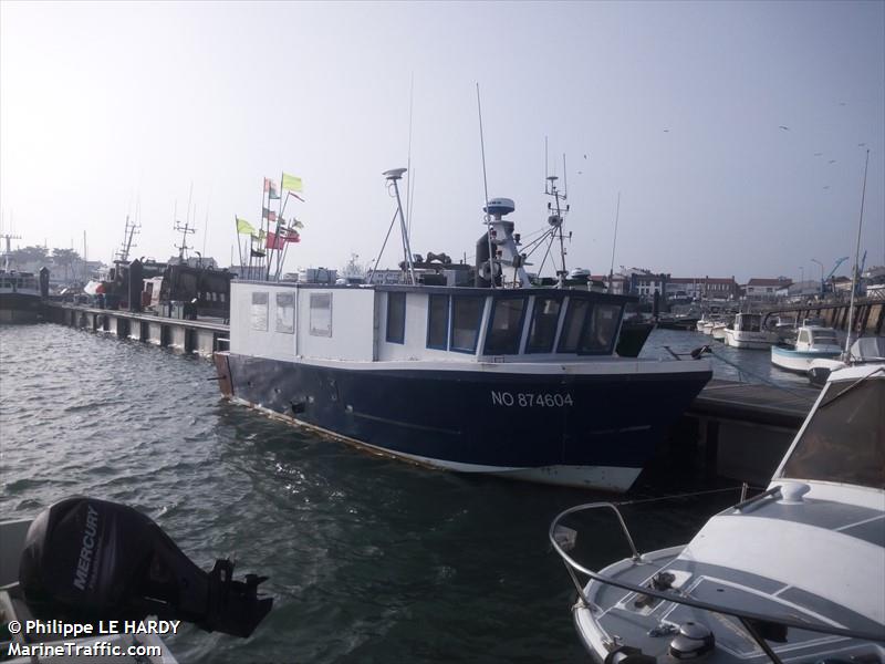 le dalit ch77 (Fishing vessel) - IMO , MMSI 227315410, Call Sign FW5316 under the flag of France
