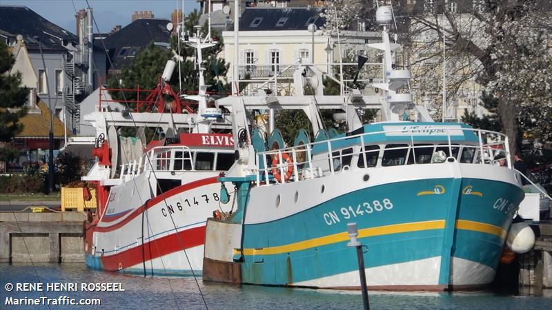 fv leclipse (Fishing vessel) - IMO , MMSI 227680790, Call Sign FGE8315 under the flag of France