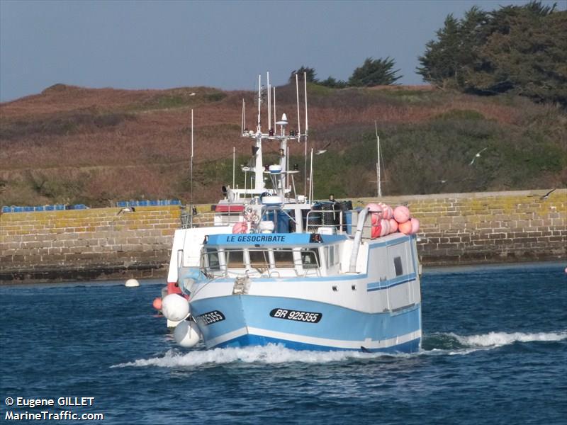 gesocribate (Fishing vessel) - IMO , MMSI 228210800, Call Sign FWBD under the flag of France