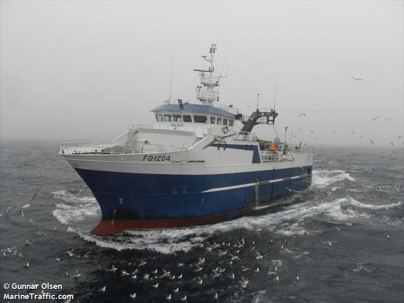 falkur (Fishing Vessel) - IMO 9385116, MMSI 231031000, Call Sign XPMC under the flag of Faeroe Islands