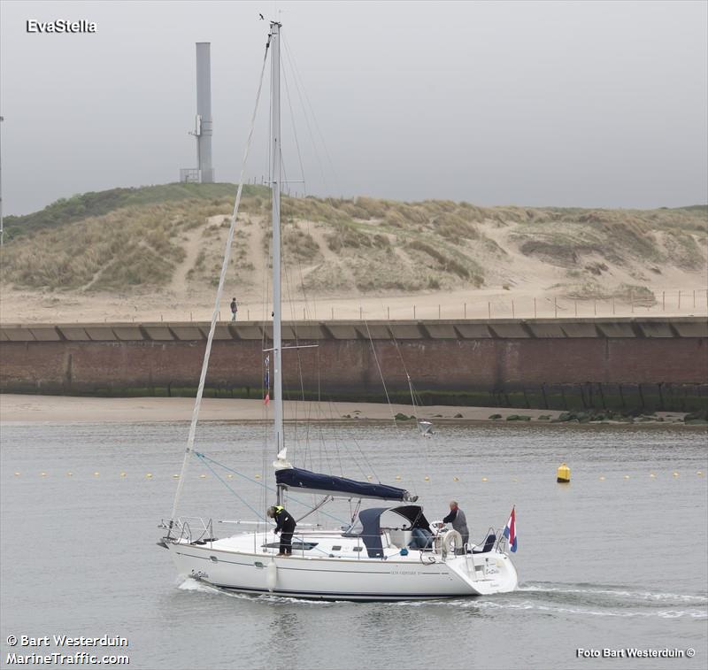 evastella (Sailing vessel) - IMO , MMSI 244130808, Call Sign PE6504 under the flag of Netherlands