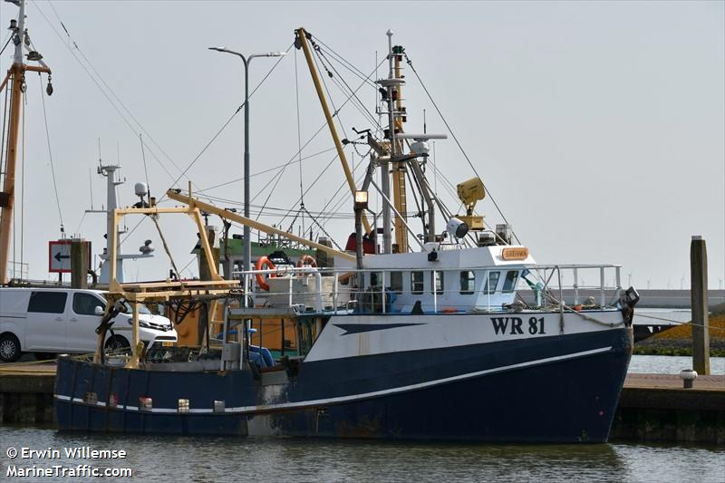 wr81 albert simon (Fishing vessel) - IMO , MMSI 244670837, Call Sign PCDY under the flag of Netherlands