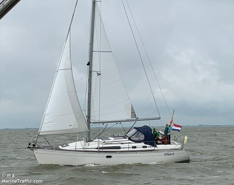ithaca (Sailing vessel) - IMO , MMSI 244810242, Call Sign PA6191 under the flag of Netherlands