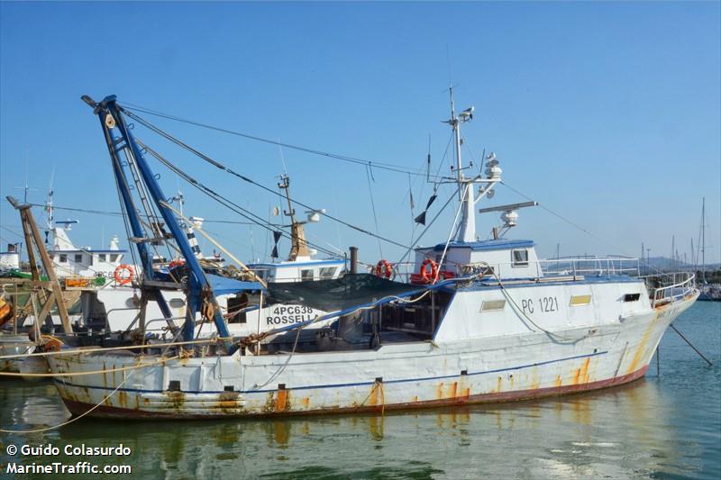 marlin blu (Fishing vessel) - IMO , MMSI 247102850, Call Sign IKOU under the flag of Italy