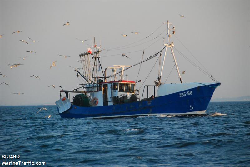 jas-80 (Fishing vessel) - IMO , MMSI 261005330, Call Sign SPG2480 under the flag of Poland