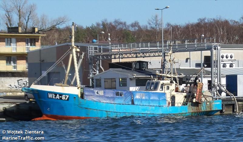 wla-67 (Fishing vessel) - IMO , MMSI 261014160, Call Sign SPG2158 under the flag of Poland
