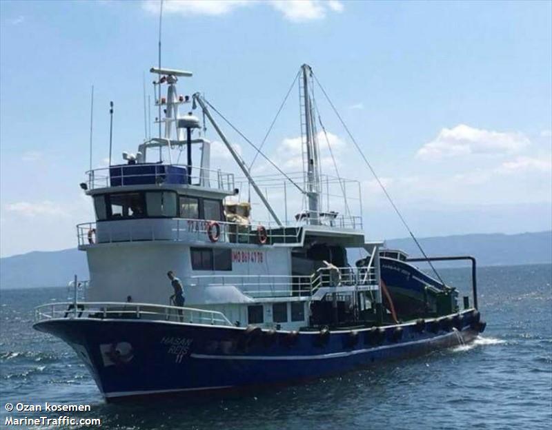 hasan reis-11 (Fishing vessel) - IMO , MMSI 271072475, Call Sign TC3718 under the flag of Turkey