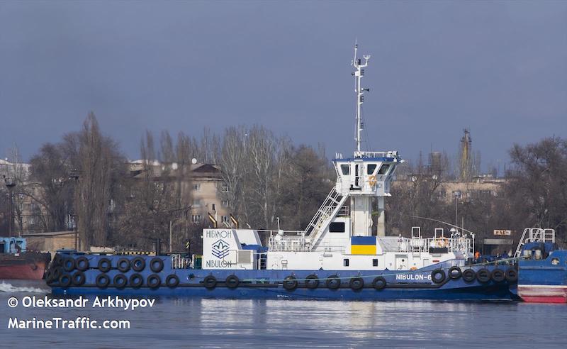 nibulon 6 (Pusher Tug) - IMO 9750842, MMSI 272736000, Call Sign UUAZ3 under the flag of Ukraine