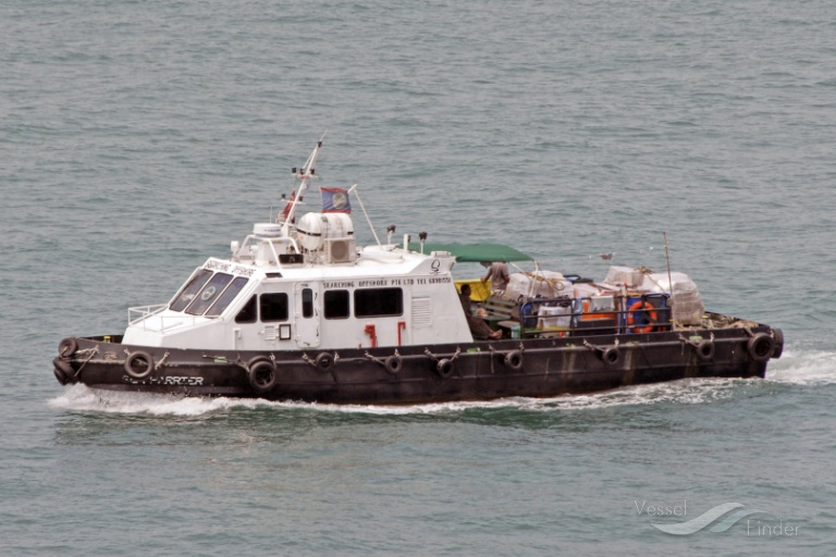 sea harrier (Unknown) - IMO , MMSI 312687000 under the flag of Belize