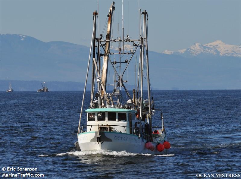 ocean mistress (Fishing vessel) - IMO , MMSI 316008768 under the flag of Canada